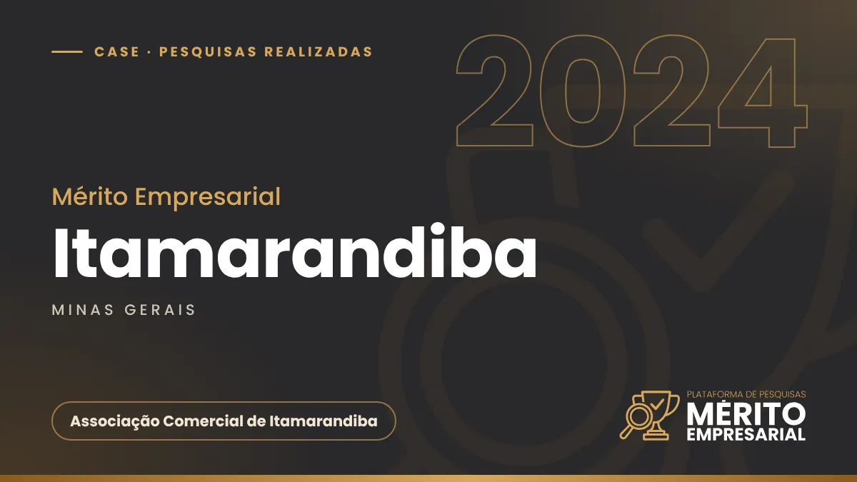 Capa do case Mérito Empresarial 2024 em Itamarandiba MG