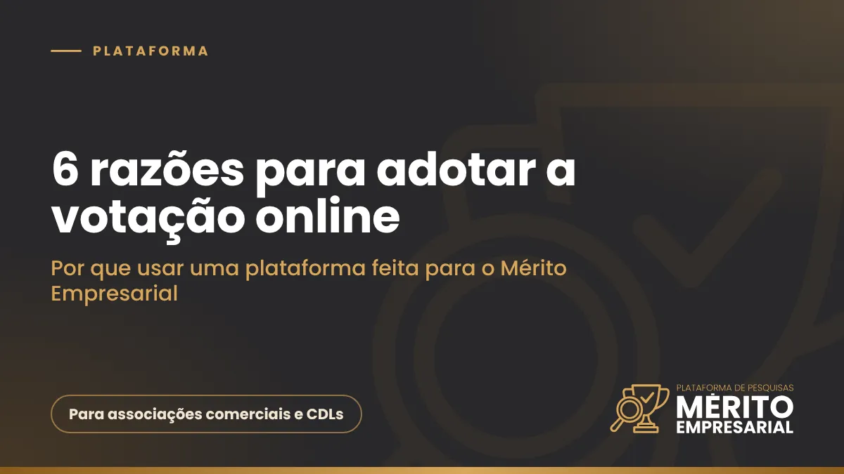 Capa do artigo 6 razões para adotar uma plataforma de votação online