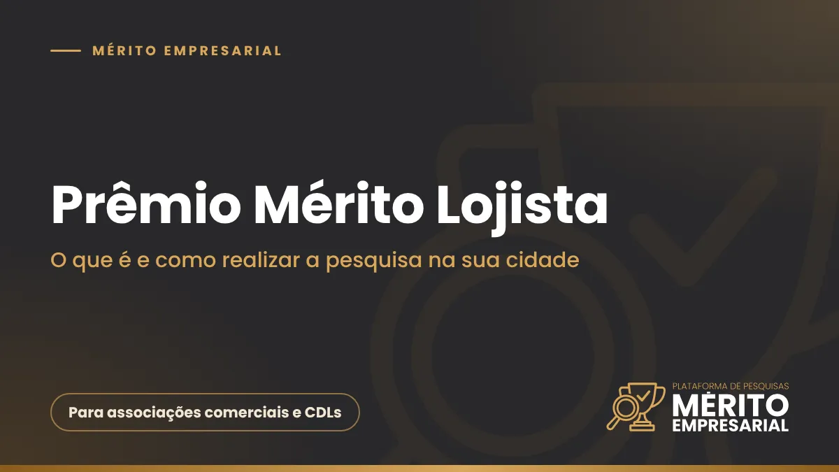 Capa do artigo Prêmio Mérito Lojista