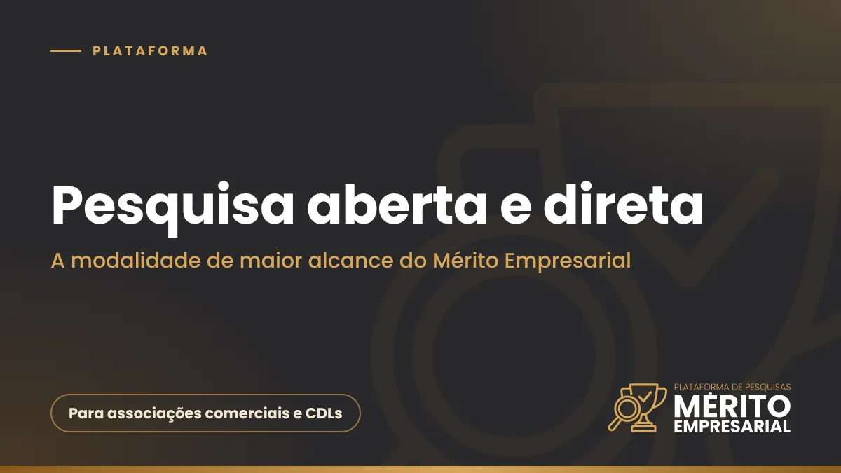 Capa do artigo Pesquisa aberta e direta