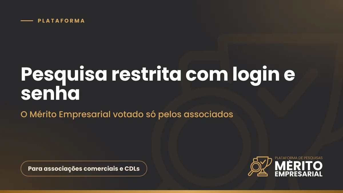 Capa do artigo Pesquisa restrita com login e senha