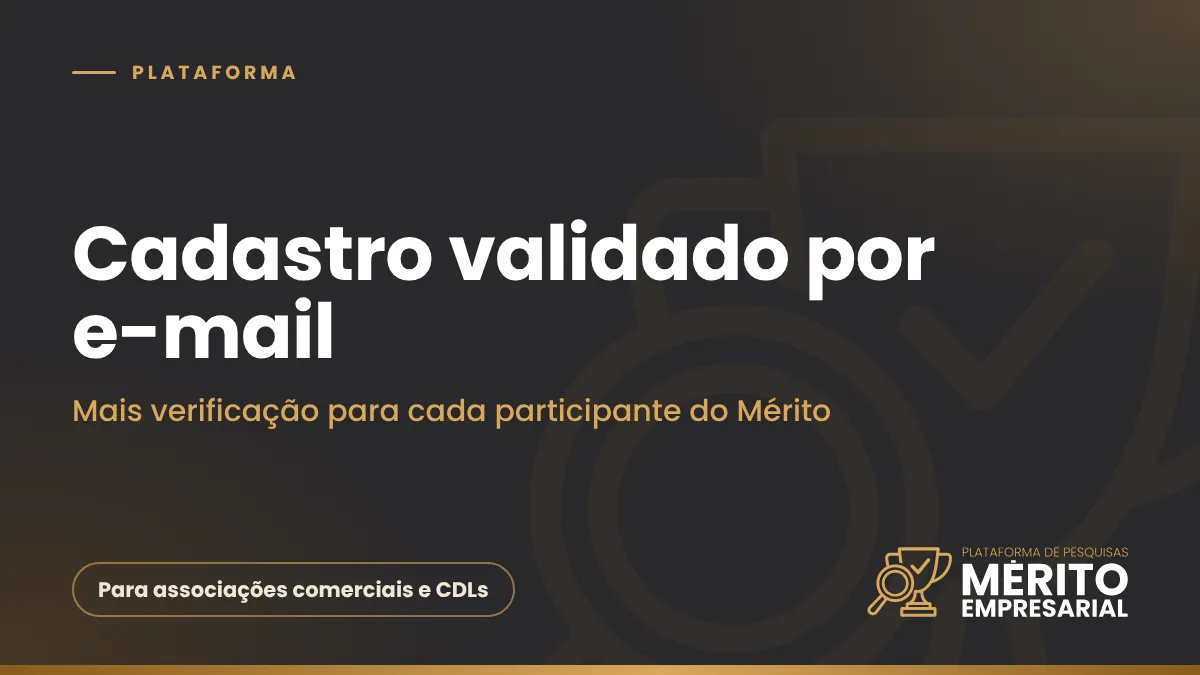 Capa do artigo Pesquisa com cadastro validado por e-mail