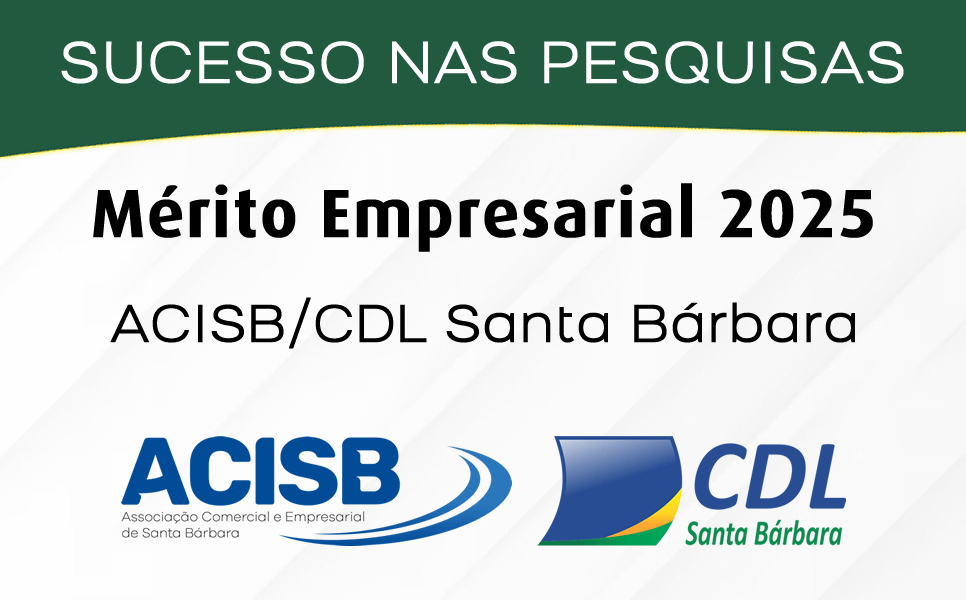 Pesquisas Mérito Empresarial 2025 Santa Bárbara MG